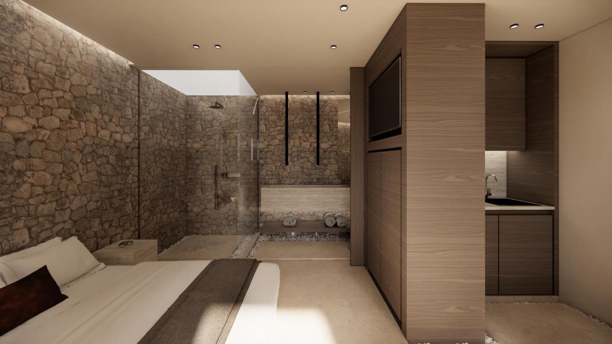 Agnadema Apartments Firosztefáni Kültér fotó